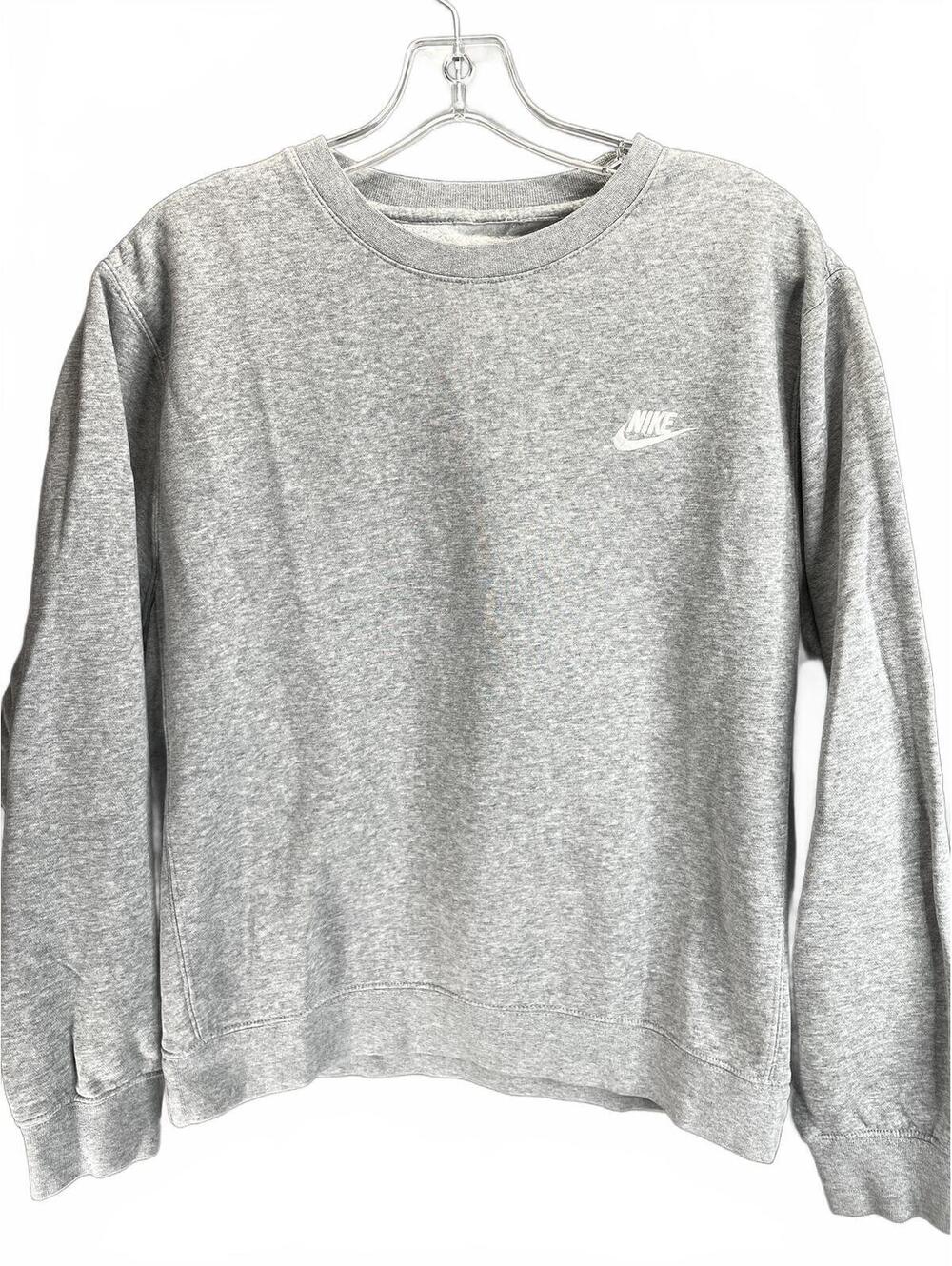 Nike Heather Grey Crewneck Sweatshirt Size S Mens Ladies Unisex